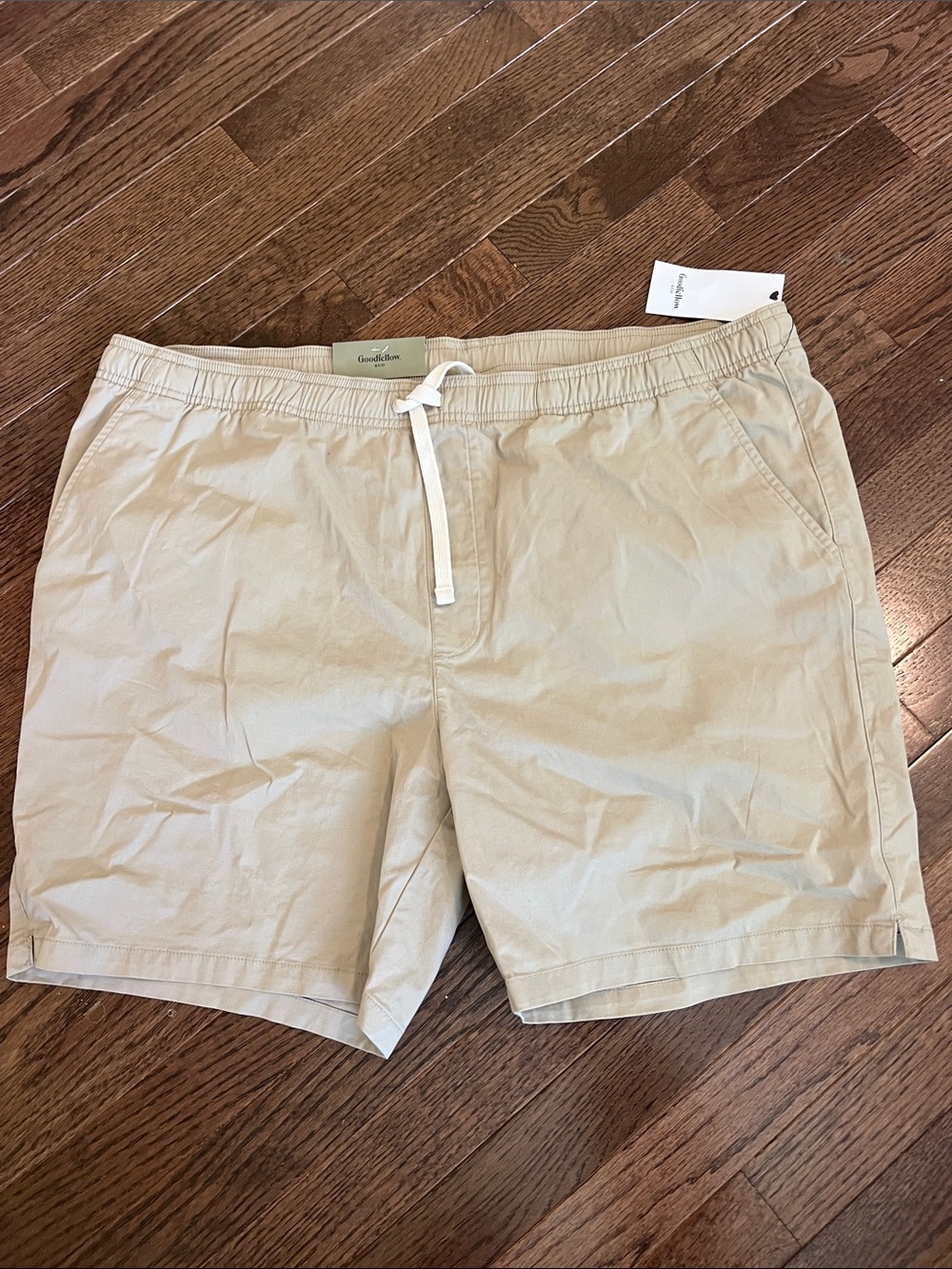 Goodfellow & Co Light Beige Drawstring Shorts XL